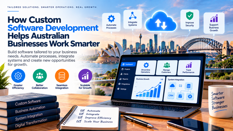 How Custom Software Development Helps Australian Businesses Work Smarter